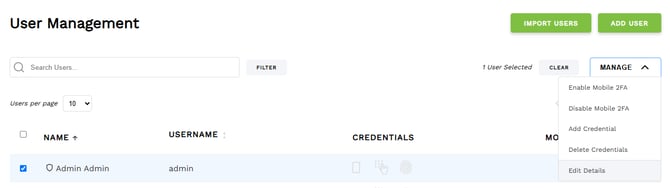 MedixSafe Portal - Select User