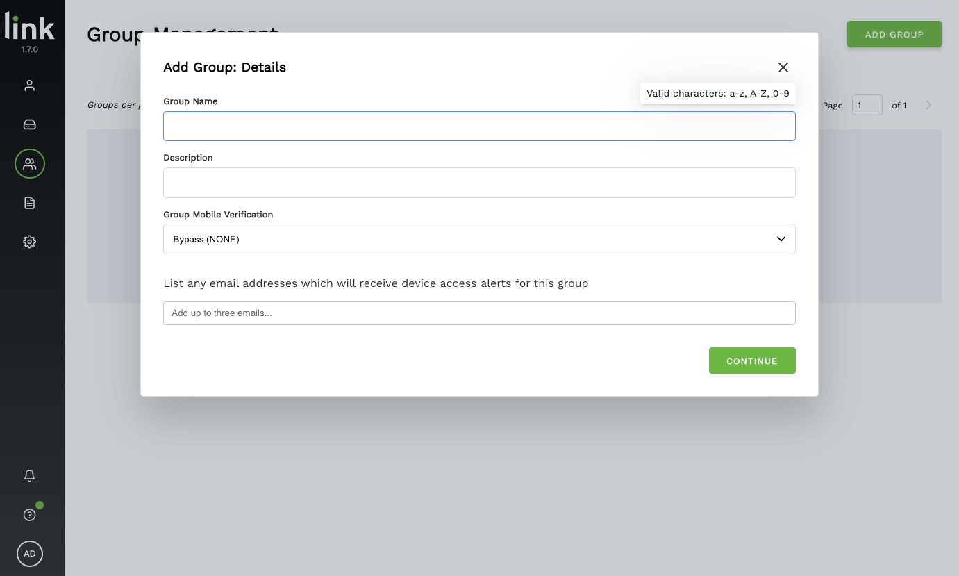 Add a Group