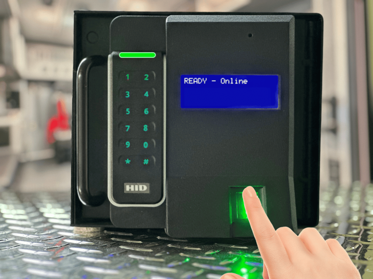 Fingerprint In Ambulance Scan