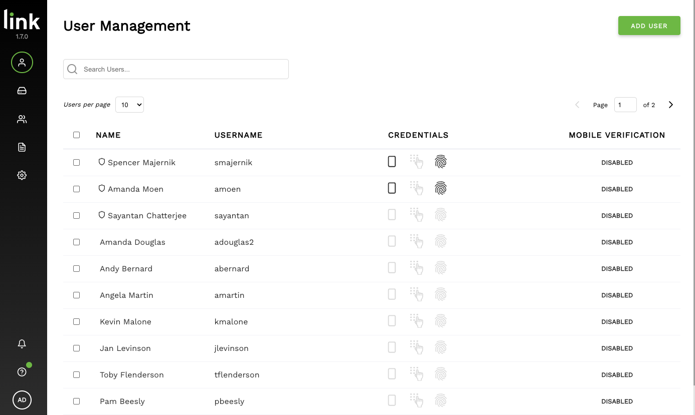 User Managment